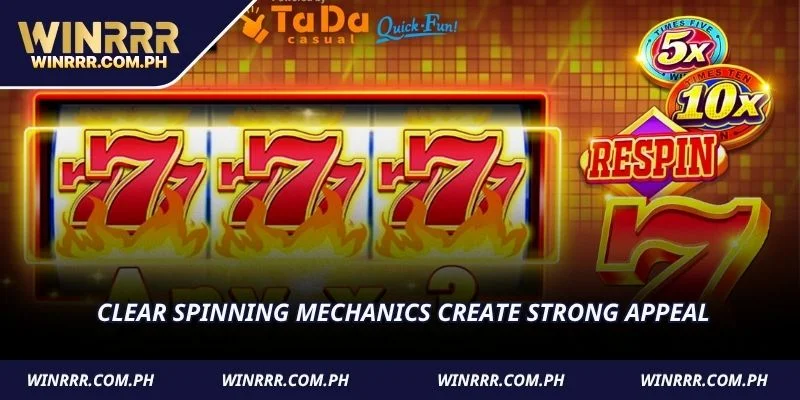 Clear spinning mechanics create strong appeal