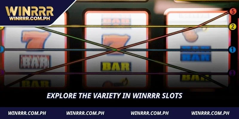 Explore the variety in WINRRR Slots