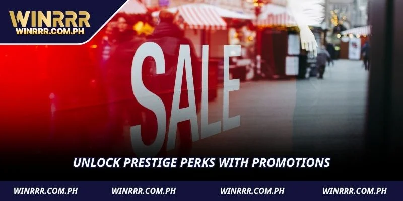 Unlock prestige perks with Promotions